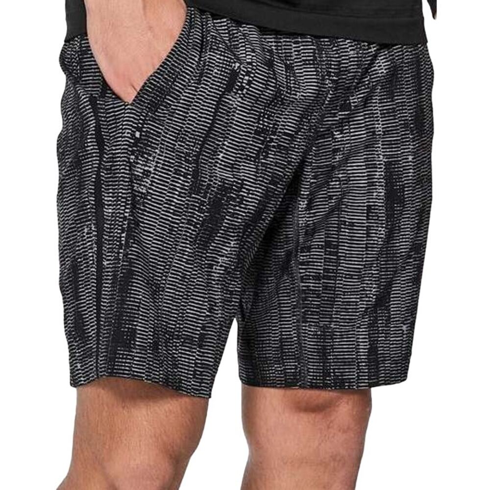 Lululemon Pace Breaker Linerless Short 9" Matchstick Asphalt Grey Black M